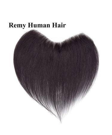 SEGO Men's Hairline V-Shape Remy Human Hair - Jet Black 6 Inch Thin 4x18 cm - Ultimate Hair Solution for Men - Buy Online on GoSupps.com