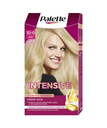 Schwarzkopf - Palette - Permanent Hair Color - Hair Lightener Cream Treatment - Covers 100% of White Hair - Lasts 8 weeks - Natural Light Blonde 200