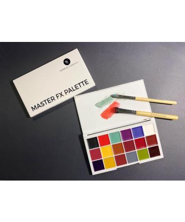 Master FX Palette | 18 Highly Pigmented Cream Colors | Professional SFX Makeup for Stage Film Costumes & Cosplay | International Shipping Available - Buy Online on GoSupps.com