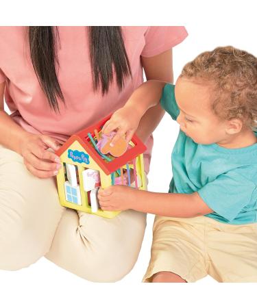 Peppa Pig Activity House - Sensory Shape Sorting & Color Matching Games for Kids - Includes 4 Textured Blocks - Ages 18 Months - Buy Online on GoSupps.com