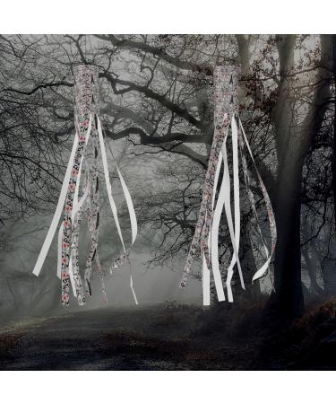 French Fashion Model Ferrets Halloween Windsock Ghost Flag 59" Halloween Outdoor Hanging Decorations Garden Window Yard Decor - Buy Online on GoSupps.com