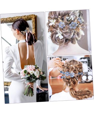 Angoily 8 Sets Bridal Headwear Rhinestone Hair Clip Bride Headpieces for Wedding Rhinestone Hair Accessories Bridal Tiaras Rhinestone Headpiece Blue Bridal Hair Comb Miss Korean Hair Piece - Buy Online on GoSupps.com