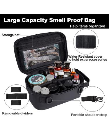 Smell Proof Stash Box with Combination Lock - Black | Storage and Travel Gift for Men/Women - Buy Online on GoSupps.com