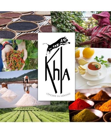 Khla - Poivre Rouge de Kampot Certifi Bio 200 g - Sachet Poivre en Grains Biologique - Grand Cru Doux & Fruit - Ingr dient Cuisine - Direct Producteur - pice Asie - Origine Cambodge - Buy Online on GoSupps.com