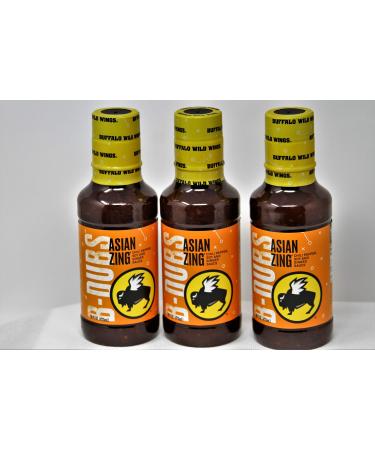 Buffalo Wild Wings Fan Fave - 3 - 16 Fl oz pack bottles (Asian Zing)