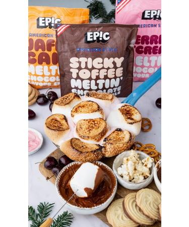 EPIC SNAX CO American Style Sticky Toffee Meltin' Chocolate Flavour Swirls 100 g (Pack of 1) - Buy Online on GoSupps.com