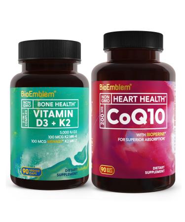 BioEmblem Vitamin D3 K2 Capsules CoQ10