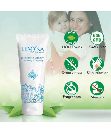 Organic Baby Eczema Cream - Soothing Relief for Dry Itchy Skin Psoriasis Dermatitis & Hives | Non-Greasy Balm for Lasting Hydration - Buy Online on GoSupps.com