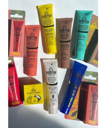 Dr. Pawpaw Overnight Lip Mask 10ml | Multi-Purpose Natural Lip Care for Soft Hydrated Lips - Buy Online on GoSupps.com