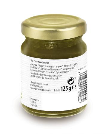 Bamboo Garden Organic Green Curry Paste - 125g | Authentic Thai Flavor | International Shipping Available - Buy Online on GoSupps.com