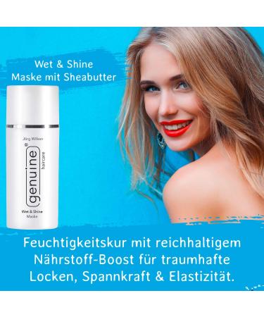 Intensive Shea Butter Hair Mask - Moisture Treatment for Dry Curly Hair | Wet & Shine Genuine Haircare - Buy Online on GoSupps.com