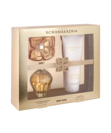 BCBGMAXAZRIA - 2 Piece Fragrance Giftset for Women - Bon Chic - (3.4oz/100ml EDP Perfume + 6.7oz/200ml Body Lotion) for Women