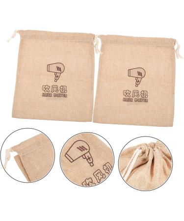 Healeved 4 Pcs Hair Blow Dryer Bag Hair Dryer Fabric Bag Hair Dryer Storage Bags Drawstring Bag Cloth - Buy Online on GoSupps.com