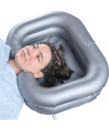 Inflatable Hair Washing Basin & Bedside Shower Bag Bundle | Ideal for Bedridden & Elderly | Portable Shampoo Bowl for Easy & Convenient Hair Washing in Bed - Buy Online on GoSupps.com
