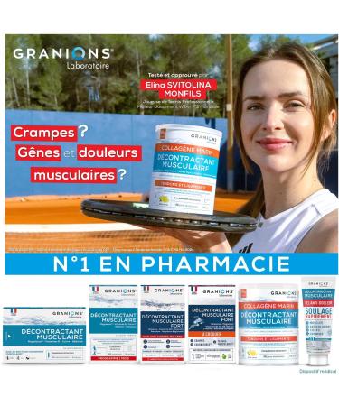 GRANIONS Heavy Chewable Muscle Relaxer | Quick Relief from Cramps Saches Tension and Muscle Fatigue | Potassium Magnesium Minerals | Vitamin B6 | Sugar Free Apple Flavor - Buy Online on GoSupps.com