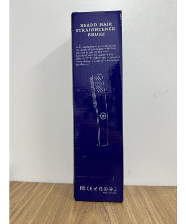 Lidasen Beard Straightener Comb for Men - Ionic Heated Hair Styler for Smooth, Straight Beard & Hair - Electric Brush for Home & Travel - Buy Online on GoSupps.com