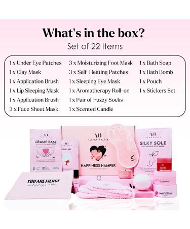 Premium Spa Gifts for Women - 22-Piece Self Care Kit | Ultimate Pampering Set & Spa Gift Baskets for Birthdays - Buy Online on GoSupps.com