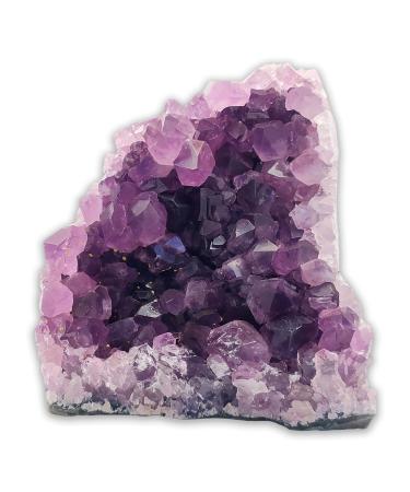 LAMARE Uruguay Amethyst Drussstein Geoda Amethyst Precious Minerals 1.390 kg Lavender Unique Piece.