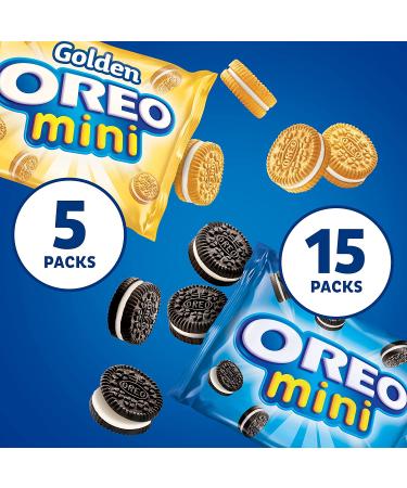 OREO Mini Mix Sandwich Cookies Variety Pack - 20 Snack Packs | Delicious Snacking Options for On-the-Go! - Buy Online on GoSupps.com