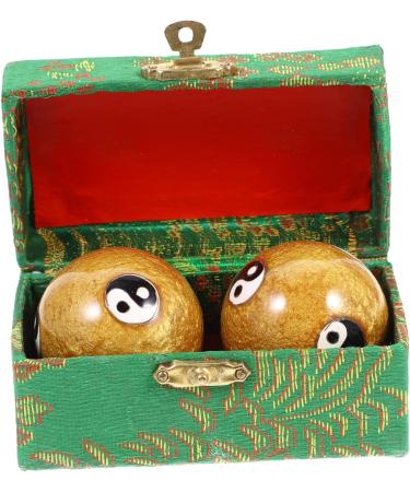 Gleavi 4-Piece Massage Globe Set - Hand & Foot Massage Balls for Relaxation & Exercise - Cloisonn Baoding Balls - Buy Online on GoSupps.com