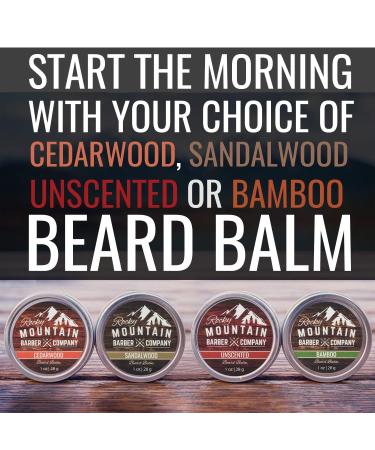 Beard Balm Variety Pack - 4 Natural Samples with Argan Shea Butter Coconut & Jojoba Oil - Vitamins & Minerals for Ultimate Beard Care - Buy Online on GoSupps.com