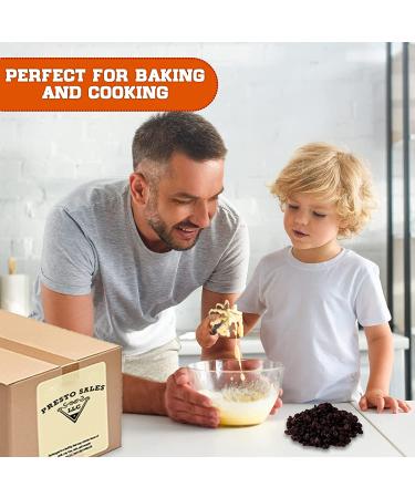 South African Thomson Select Seedless Raisins 10 lbs. Pack - Vegan, No Added Sugar, Energy-Boosting Snack with Boron - Luscious by Presto Sales LLC - Buy Online on GoSupps.com