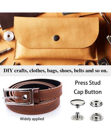 15mm Metal Snap Fasteners Kit - 12 Sets for Clothing Repair & Sewing - Includes Installation Tools - Ideal for Bags, Jeans, Jackets - Buy Online on GoSupps.com