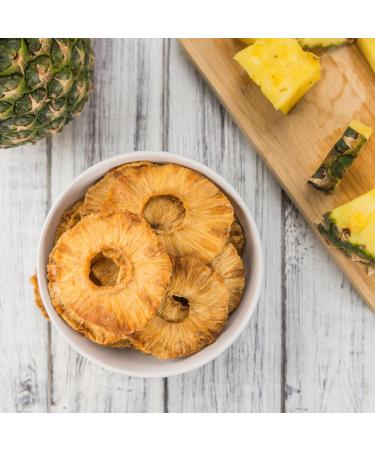 Yupik Organic Dried Pineapple Rings 450 g 6 Count Non-GMO Gluten-Free Kosher Vegan Tropical Dried Fruits No Added Sugar Sliced Pineapple Source of Fiber Healthy Snacks Ideal for Baking 2.6 kg - Buy Online on GoSupps.com