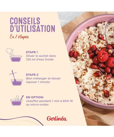 Gerlin a - P rridge Vanilla Flavor - With Whole Oat Flakes and Oat Bran - Ideal for a Full Breakfast - Source of Fiber - 5 S - Buy Online on GoSupps.com