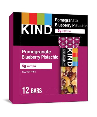 KIND Bars Kind Plus Pomegranate Blueberry Pistachio + Antioxidants 12 Bars 1.4 oz (40 g) Each