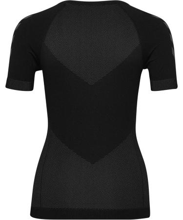 hummel Women's First Multisport T-Shirt - Breathable Lightweight Quick-Drying Seamless - Size ML - Black - International Shipping Available - Buy Online on GoSupps.com