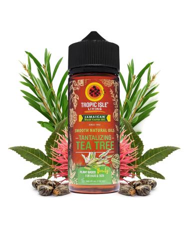 Tropic Isle Living Natural Hair Growth & Skin Care Oil | Refreshing Fragrance | Hydrating Massage Oil | Hot Oil Treatment 4oz (Tea Tree) - Buy Online on GoSupps.com