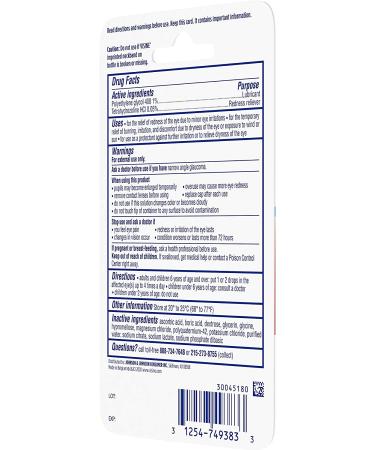 Visine Red Eye Hydrating Comfort Drops - Fast Relief for Red Eyes - 0.28 fl. oz - Buy Online on GoSupps.com