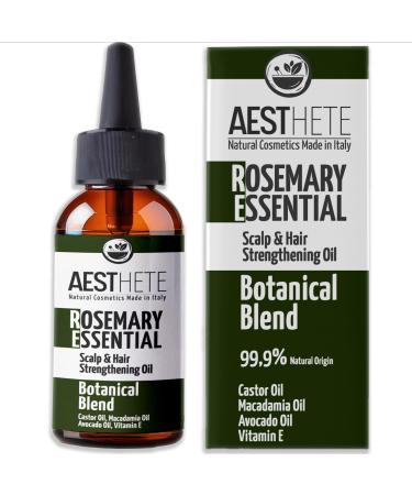 100ml Rosemary Oil For Hair Scalp Enriched With Castor Oil And Macadamia 99.9% Natural Ingredients Helps Hair Growth Rosemary Oil For Hair Growth Essential