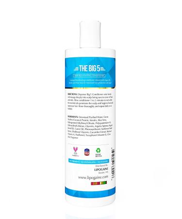 Lipogaine Hair Loss Prevention Conditioner with Argan Oil, Keratin, Aloe Vera - Nourishing Hair Care Formula for Stronger, Healthier Hair - Buy Online on GoSupps.com
