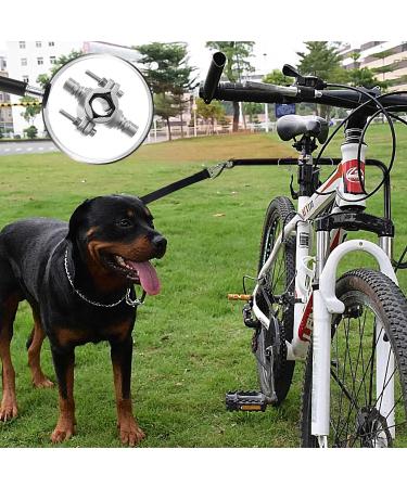 180 Bicycle Dog Holder | Upgraded Hands-Free Running Leash for 2 Dogs | Ideal for Cycling Walking & Training - Buy Online on GoSupps.com