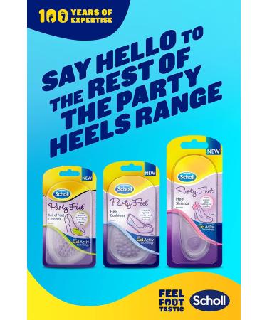 Scholl Party Feet Ball of Foot Gel Cushions - Comfort & Support for All-day Events - Buy Online on GoSupps.com