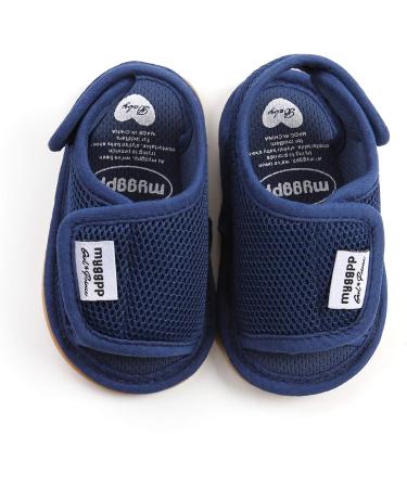 RVROVIC Baby Sandals | Soft Sole Summer Infant Shoes | Toddler Outdoor Walking Shoes | 12-18 Months | Dark Blue - Buy Online on GoSupps.com