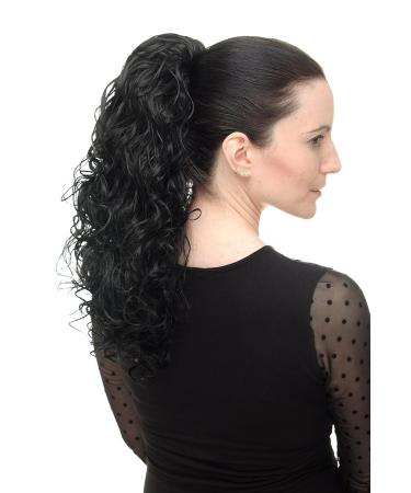 WIG ME UP NC002-1 Hairpiece Ponytail Braid | Super Volume Curls | Jet Black 45 cm - International Shipping Available - Buy Online on GoSupps.com