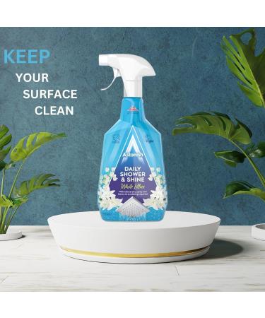 Astonish Daily Shower and Shine White Lilies| Vegan and Cruelty-free Shower Spray |For glass tiles chrome and plastic |Shower doors tubs and faucets | 750ml - Buy Online on GoSupps.com