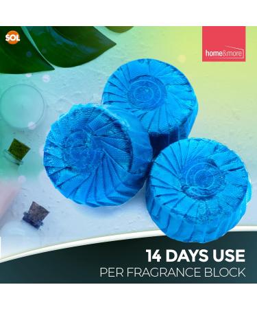 SOL 24pk Toilet Cistern Blocks Ocean Scent 50g Toilet Fresheners Toilet Blocks Cistern Toilet Bowl Cleaner Toilet Blocks for Cisterns with Long Lasting Fragrance Removes & Prevents Limescale - Buy Online on GoSupps.com