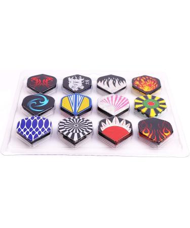 MAXMAU Dart Flights 144 pcs - Professional Standard Shape Replacement Feathers for Steel Tip and Soft Tip Darts - Buy Online on GoSupps.com