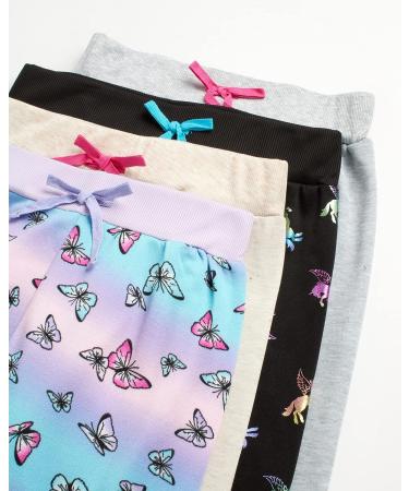 Dreamstar Girls' Sweatpants 4-Pack Active Fleece Joggers (Size 7-16) Blessed/Butterfly 10-12 - Shop Now - Buy Online on GoSupps.com
