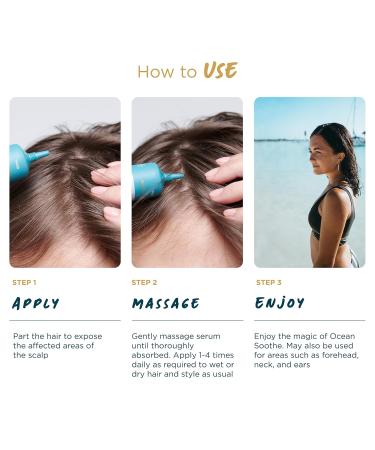Ocean Soothe Scalp Relief Serum - Natural Magnesium Salt Treatment for Dry Flaky Skin 50mL | Quick Absorption Fragrance-Free Leave-In Treatment - Buy Online on GoSupps.com