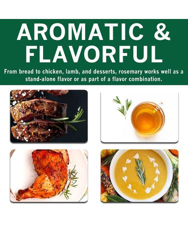 SPICES VILLAGE Dried Rosemary Leaves 4 oz - Pure Mediterranean Seasoning for Cooking & Tea | Kosher, Gluten Free, Vegan, Non GMO - Resealable Bulk Bag - Buy Online on GoSupps.com