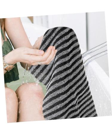 Buy MAGICLULU 5 Pcs Striped Bath Towel Set - Exfoliating Loofahs Dish Sponges & Bath Scrubbers for Clean & Refreshing Spa Experience | International Shipping Available - Buy Online on GoSupps.com