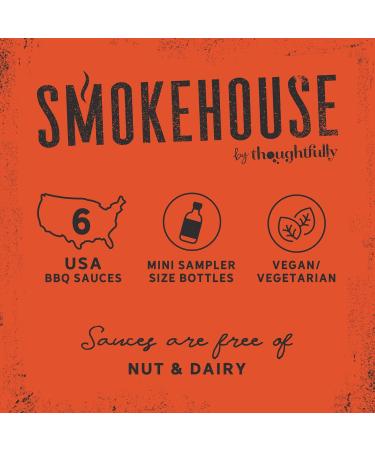 Thoughtfully Gourmet collection de sauces barbecue - Coffret de 6 sauces piquantes dont BBQ Root Beer Jalapeno Wing BBQ Tangy BBQ Bourbon Habanero Wing et BBQ Kansas City - Buy Online on GoSupps.com