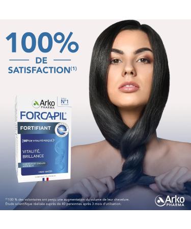 Arkopharma Forcapil Fortifying Hair and Nails Supplement for Hair and Nails Strengthens Hair Fiber 4 Months - Buy Online on GoSupps.com