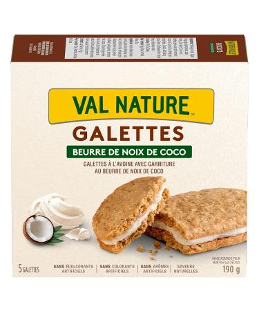Nature Valley Coconut Butter Biscuits 5 ct 190g/7.8oz Box - Imported from Canada - Buy Online on GoSupps.com