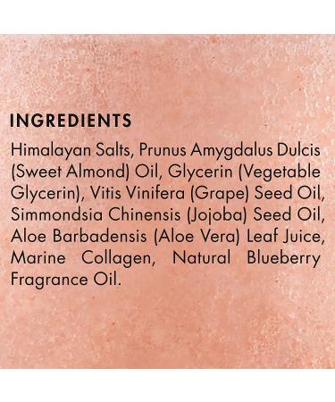 Majestic Pure Himalayan Salt Body Scrub with Collagen & Sweet Almond Oil - Exfoliating & Moisturizing 10 oz - Buy Online on GoSupps.com